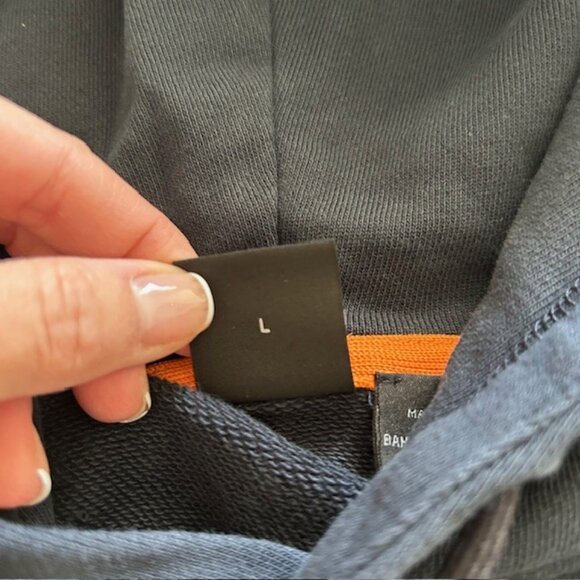 Hugo Boss Men's Regular-Fit French Terry Logo Patch Hoodie - Picture 3 of 4